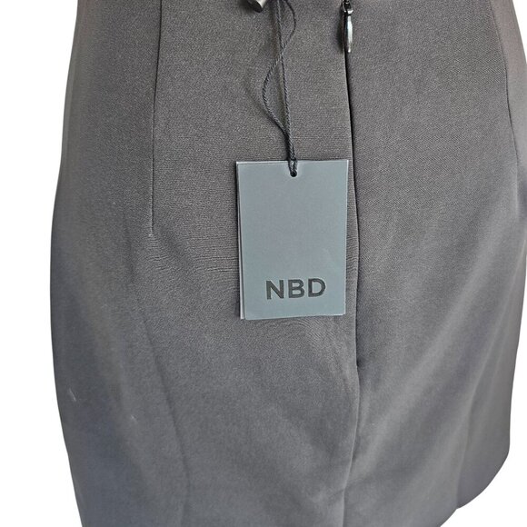 NBD X Revolve NWT Do Anything Black Mini Dress Sz S - Picture 9 of 11